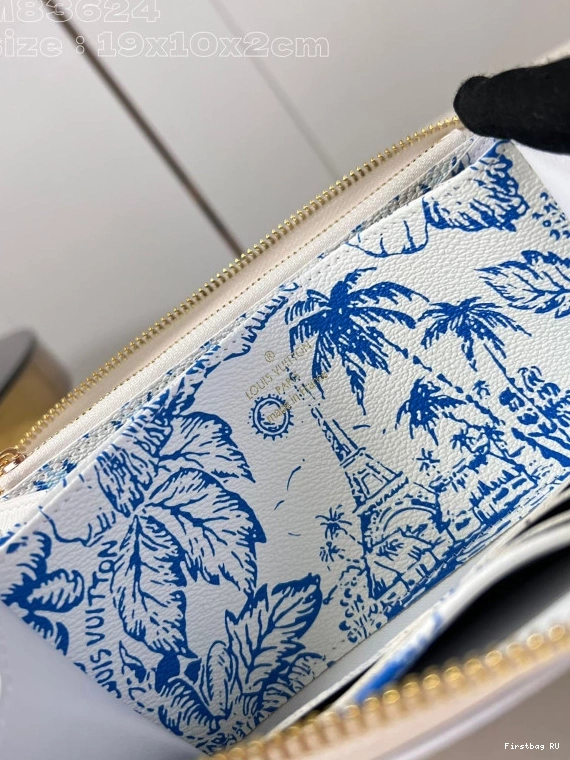 First bags ru VUITTON WALLET-10*20*2 cm LOUIS ZIPPY 0725